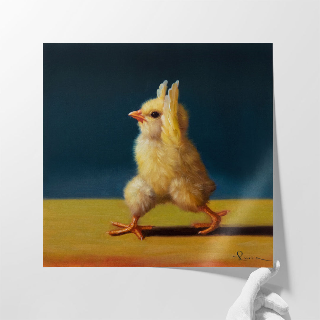 Yoga Chick Warrior 1 - Canvas Print Wall Art