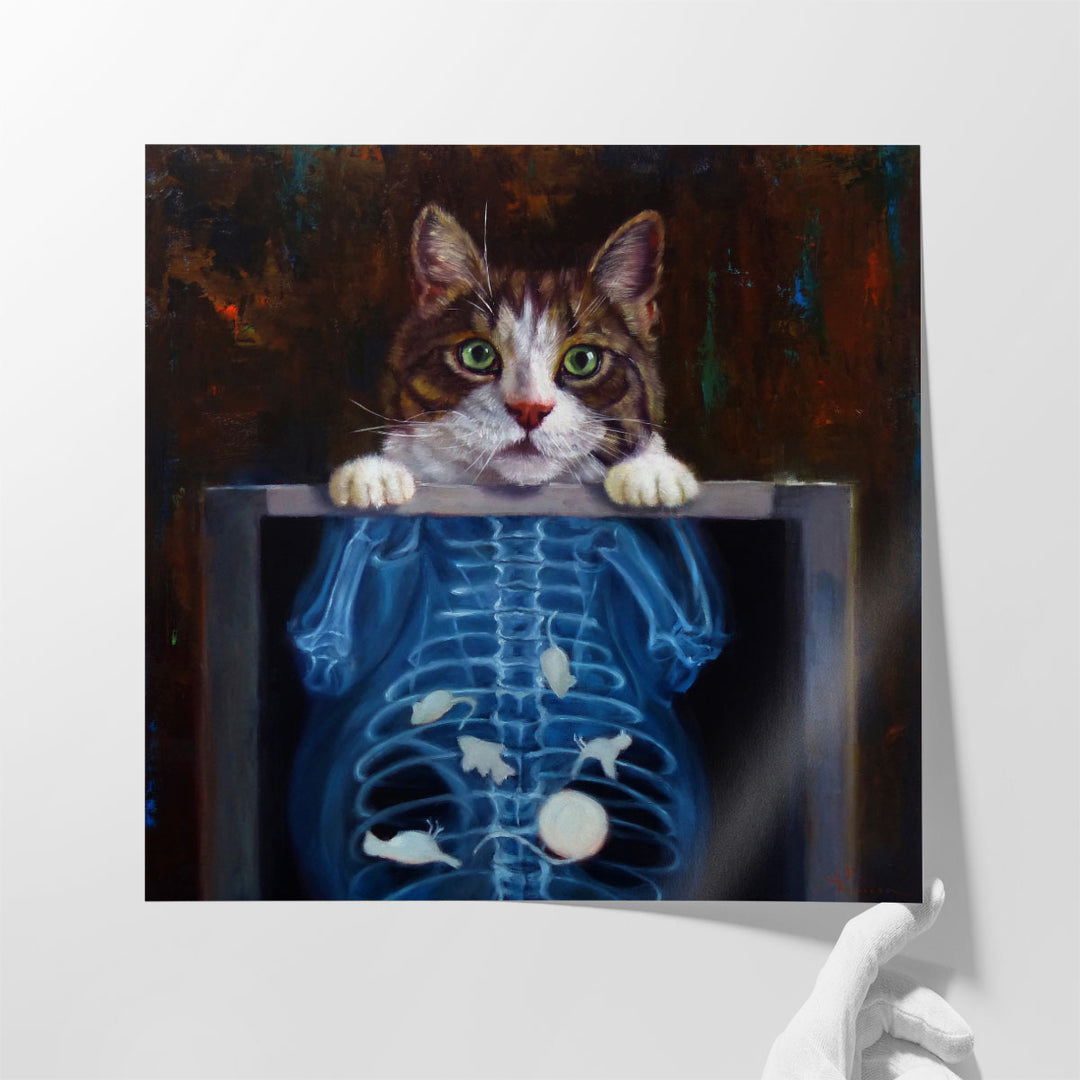 Cat Scan - Canvas Print Wall Art
