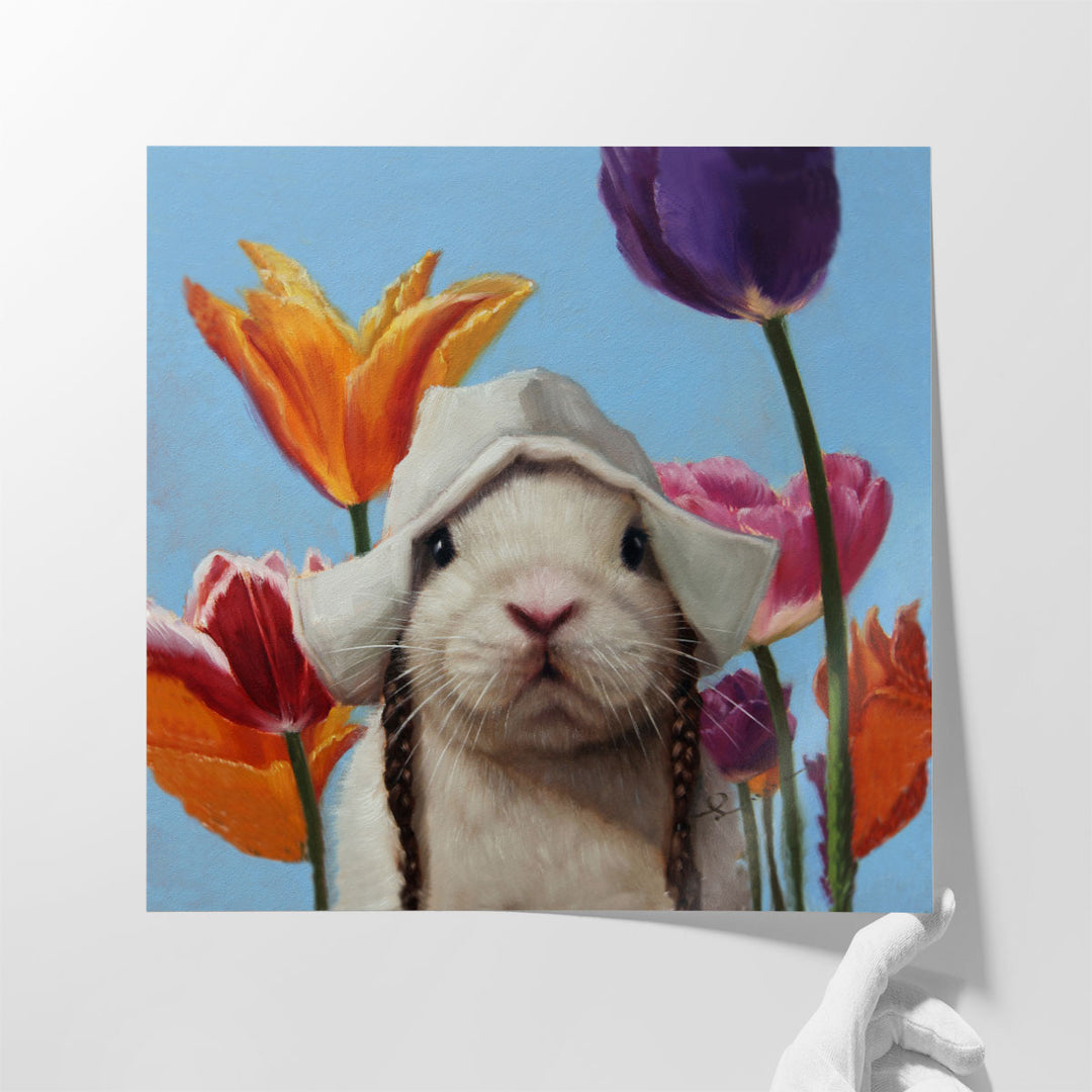 Dutch Bunny - Canvas Print Wall Art