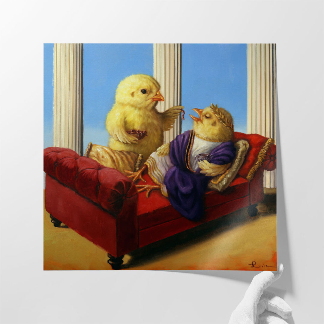 Emperor's Lunch - Canvas Print Wall Art