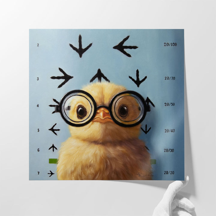 Four Eyes Chick II - Canvas Print Wall Art