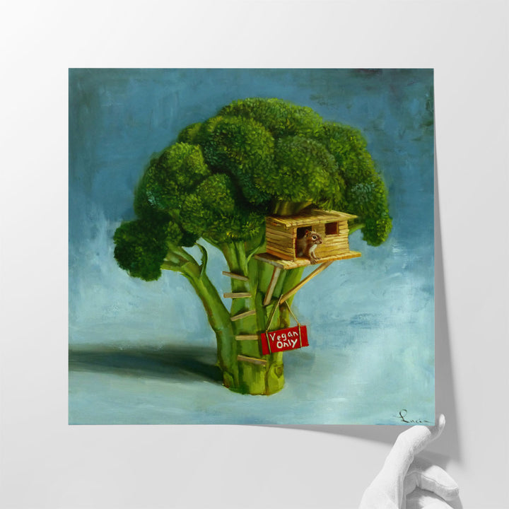 Vegan Only - Canvas Print Wall Art