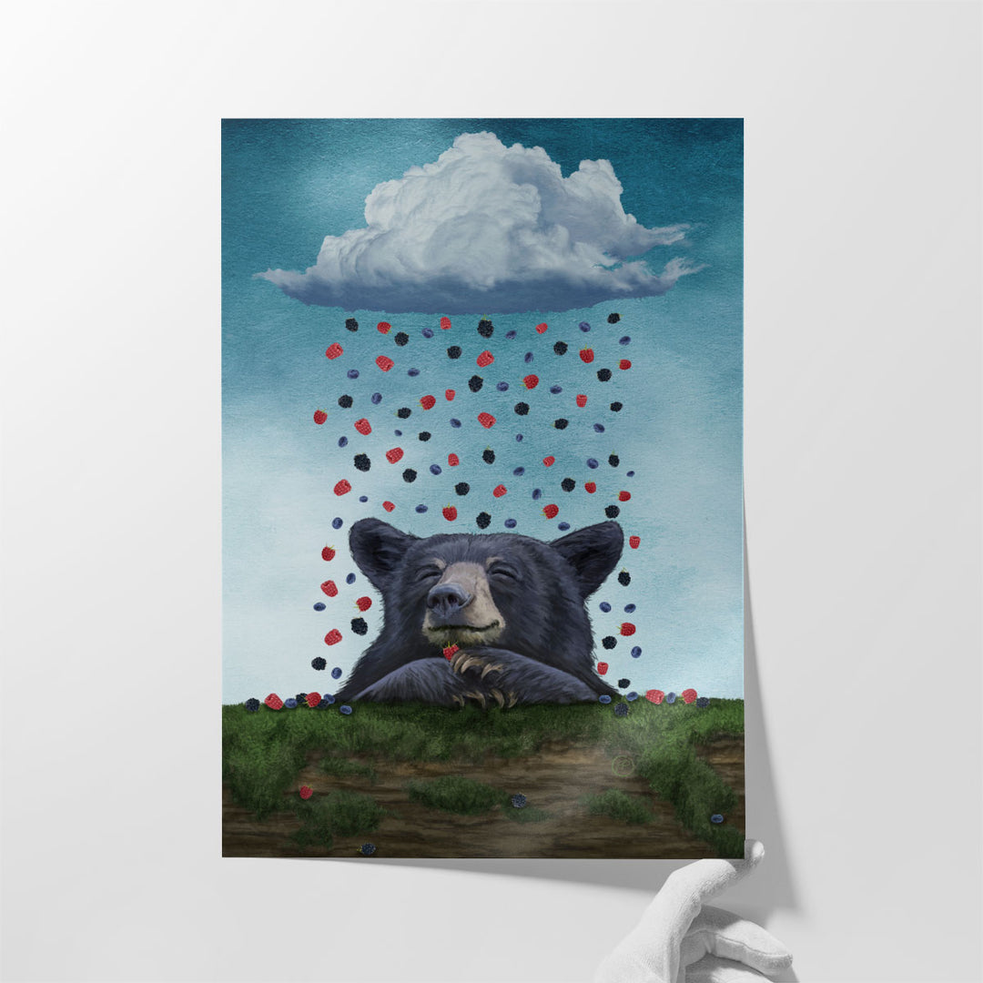 A Bear's Dream - Canvas Print Wall Art