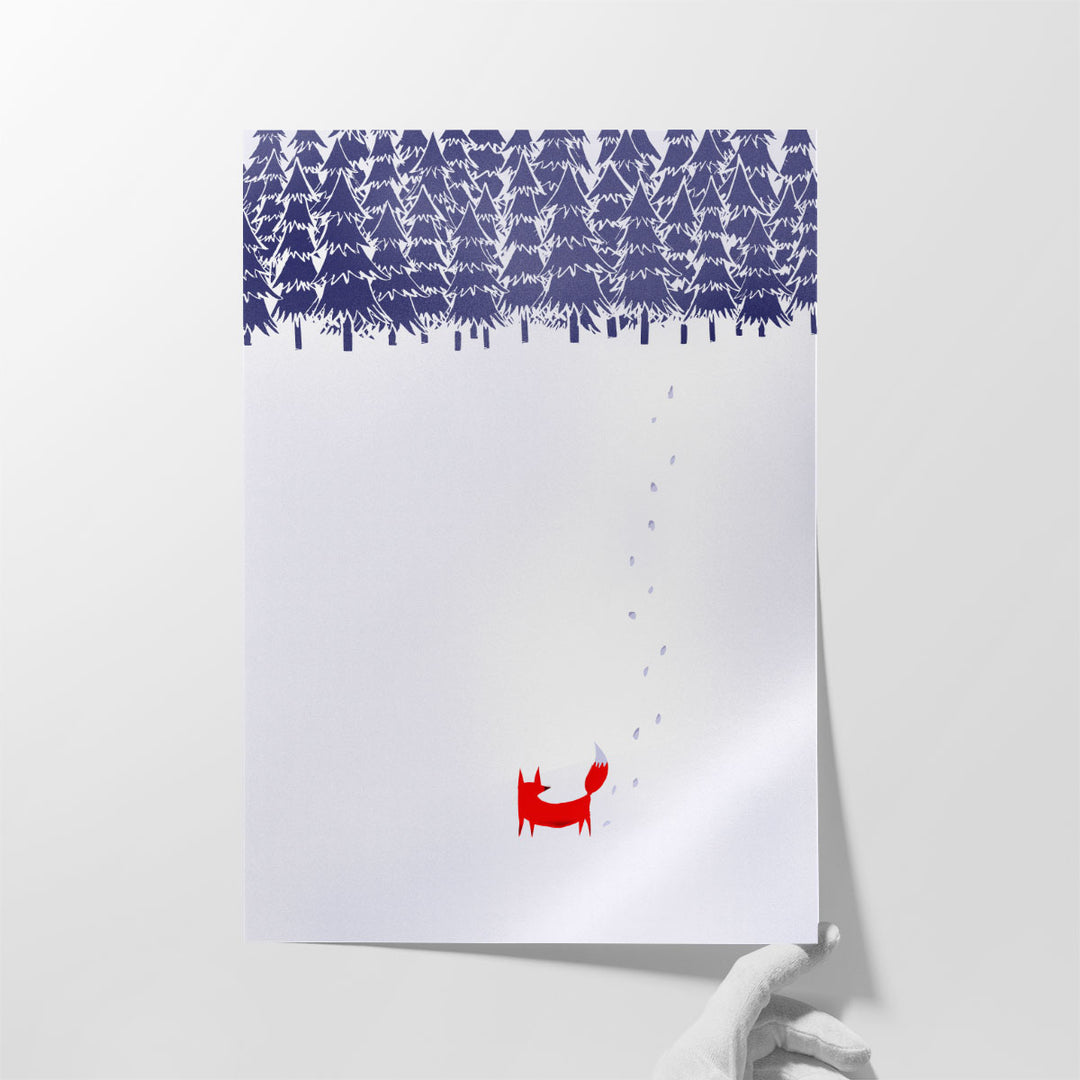 Alone In The Forest - Canvas Print Wall Art