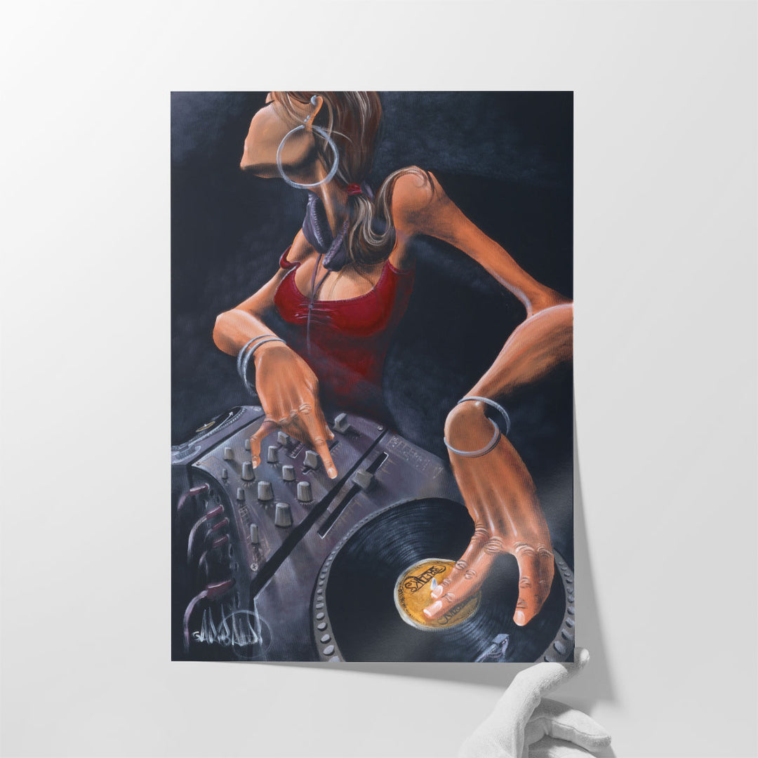 DJ Jewel - Canvas Print Wall Art