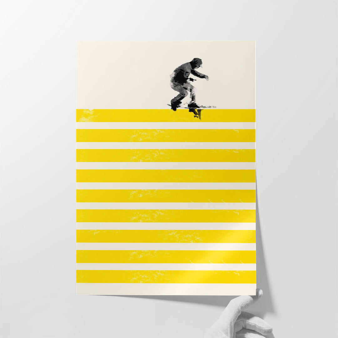 Slide In Stripes - Canvas Print Wall Art