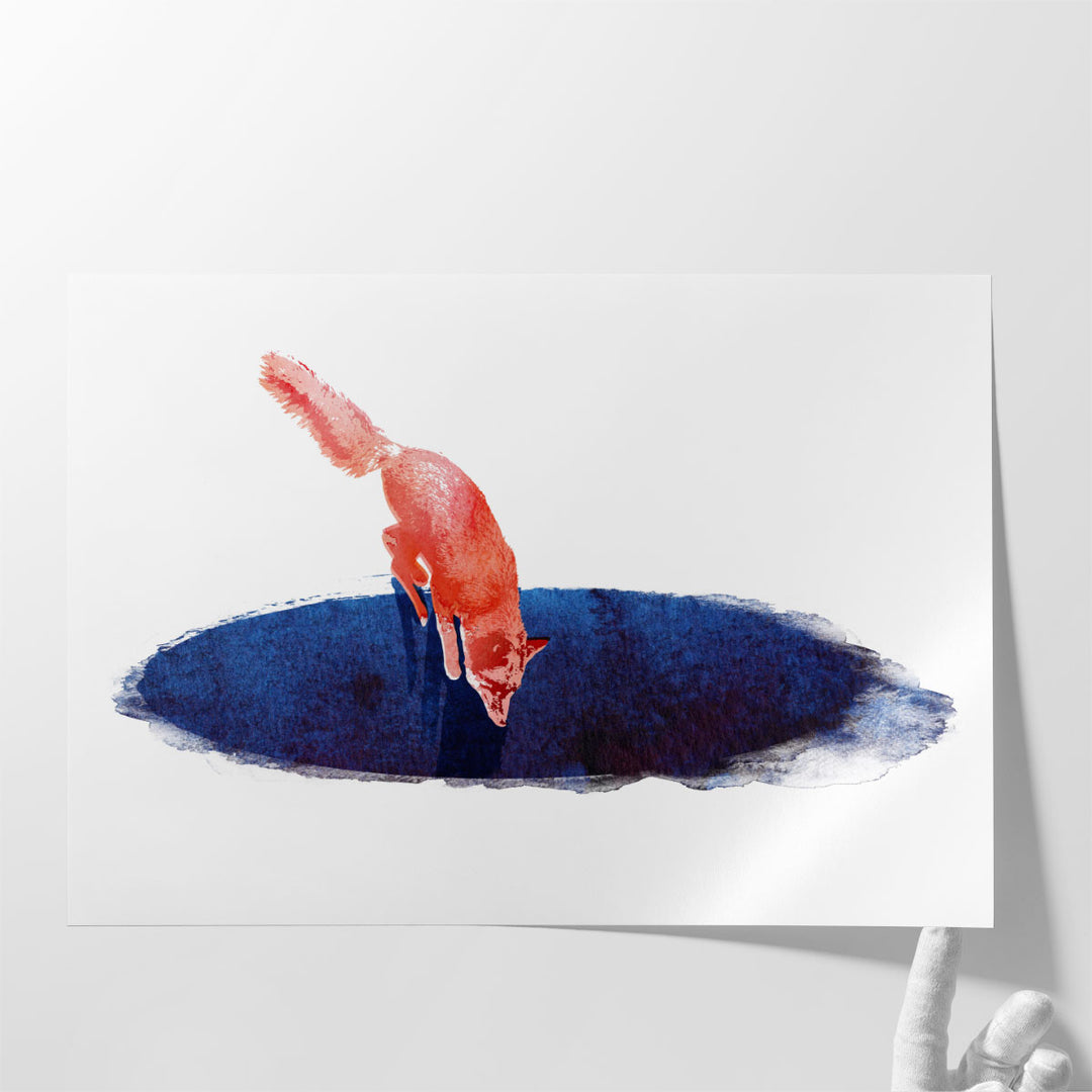 Jump Into Nowhere - Canvas Print Wall Art