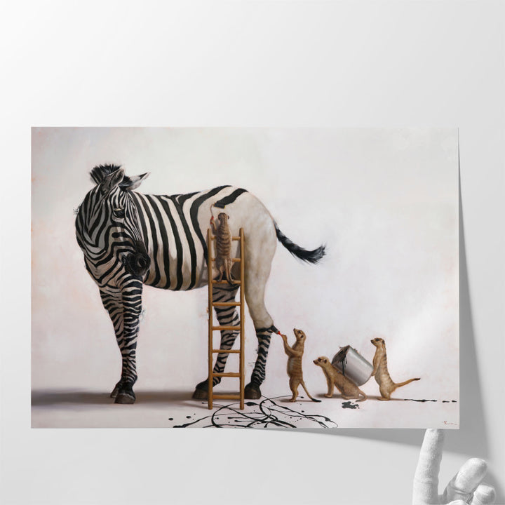 The Paint Job - Canvas Print Wall Art