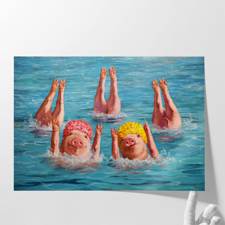 Water Ballet - Canvas Print Wall Art