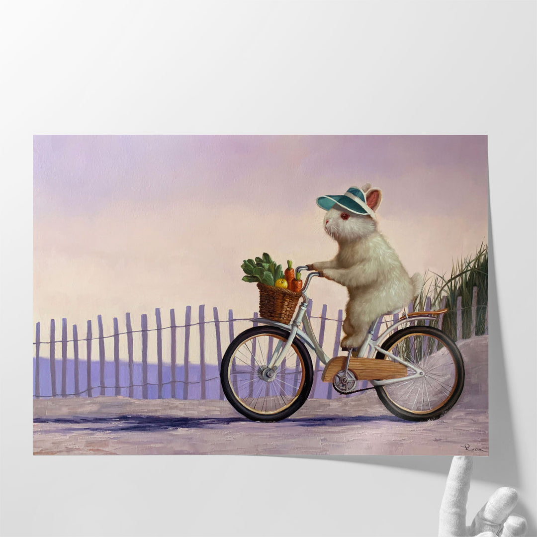 Beach Bunny - Canvas Print Wall Art