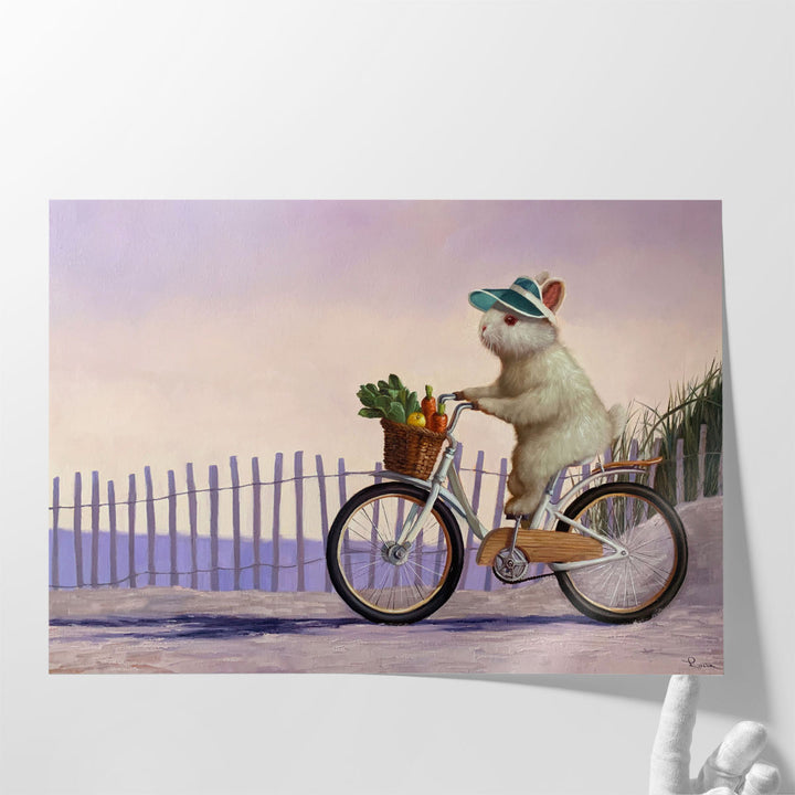 Beach Bunny - Canvas Print Wall Art