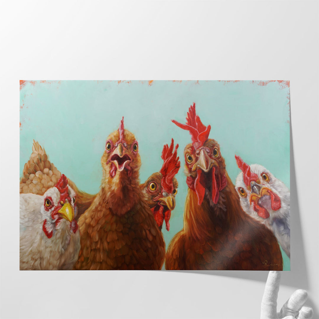 Chicken For Dinner - Canvas Print Wall Art