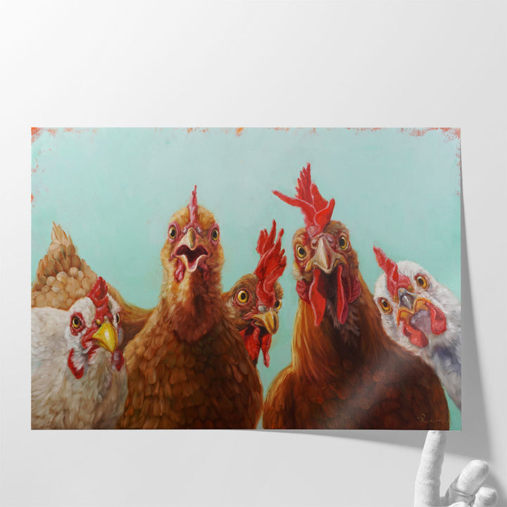 Chicken For Dinner - Canvas Print Wall Art
