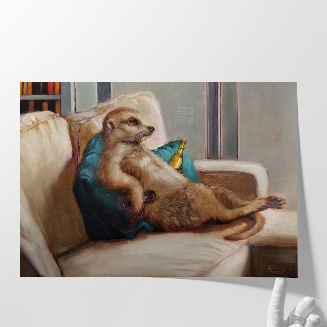 Couch Potato - Canvas Print Wall Art