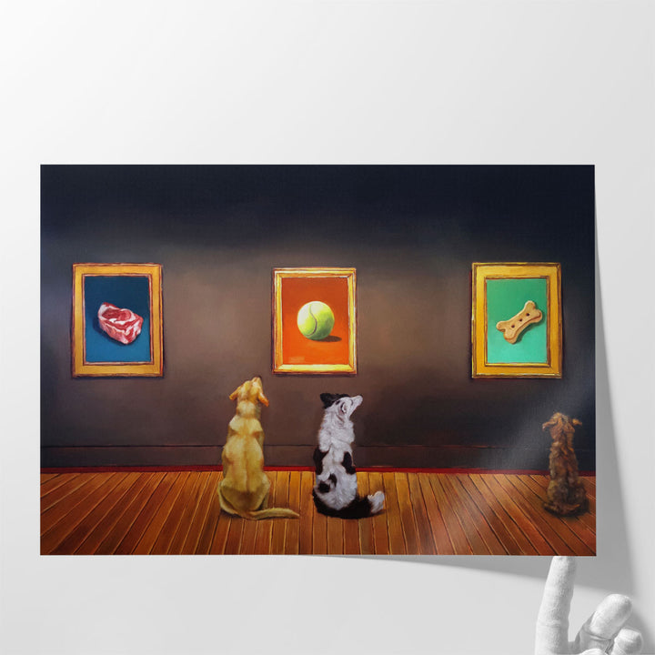 Dog Museum - Canvas Print Wall Art