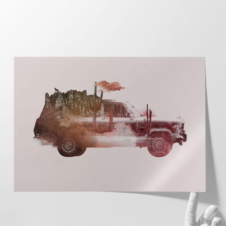 Drive Me Back Home 2 - Canvas Print Wall Art