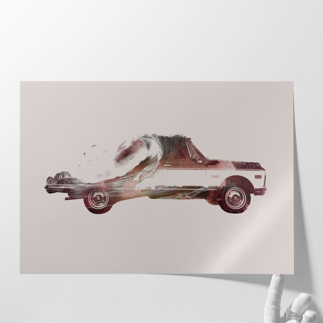 Drive Me Back Home 3 - Canvas Print Wall Art