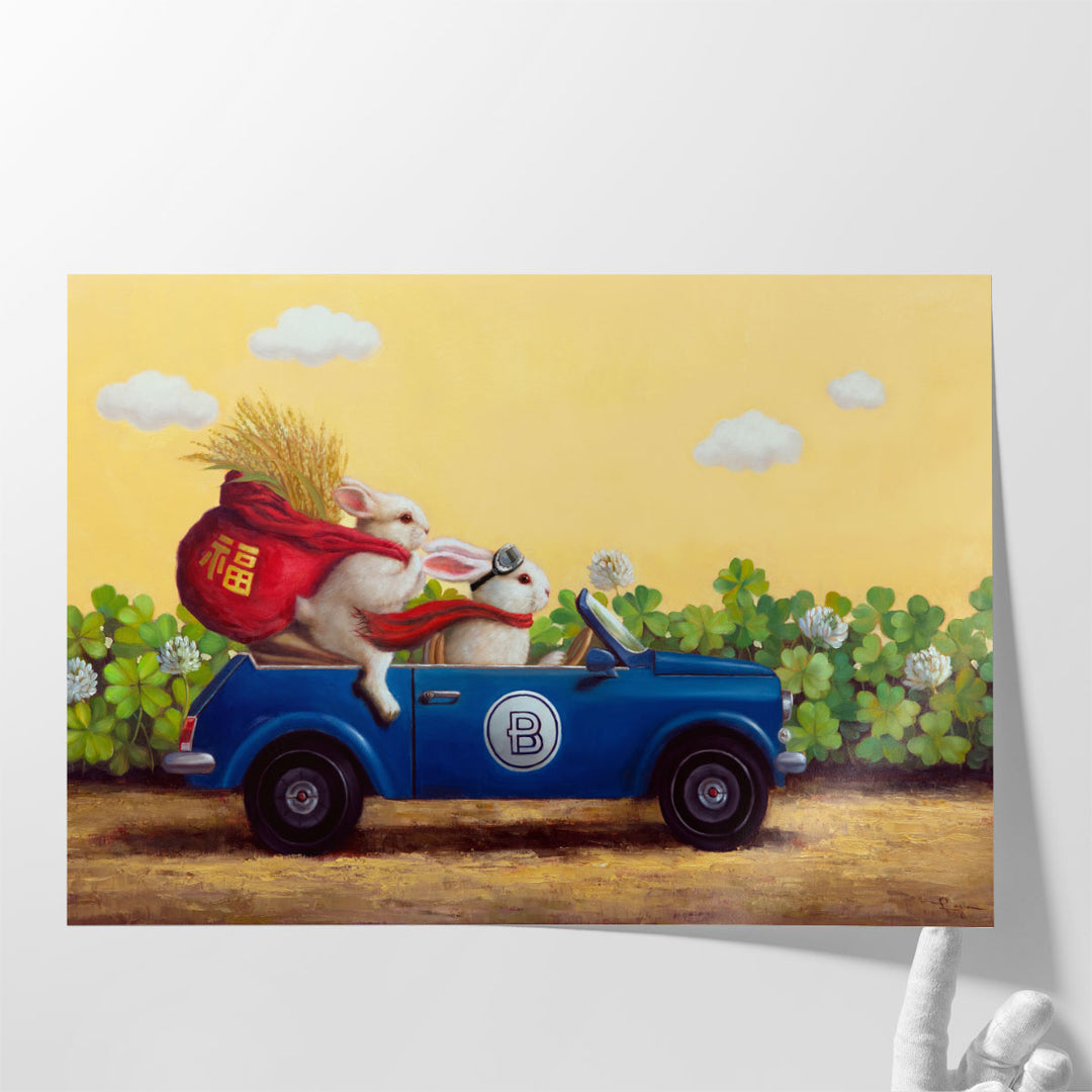 Family Drive - Canvas Print Wall Art