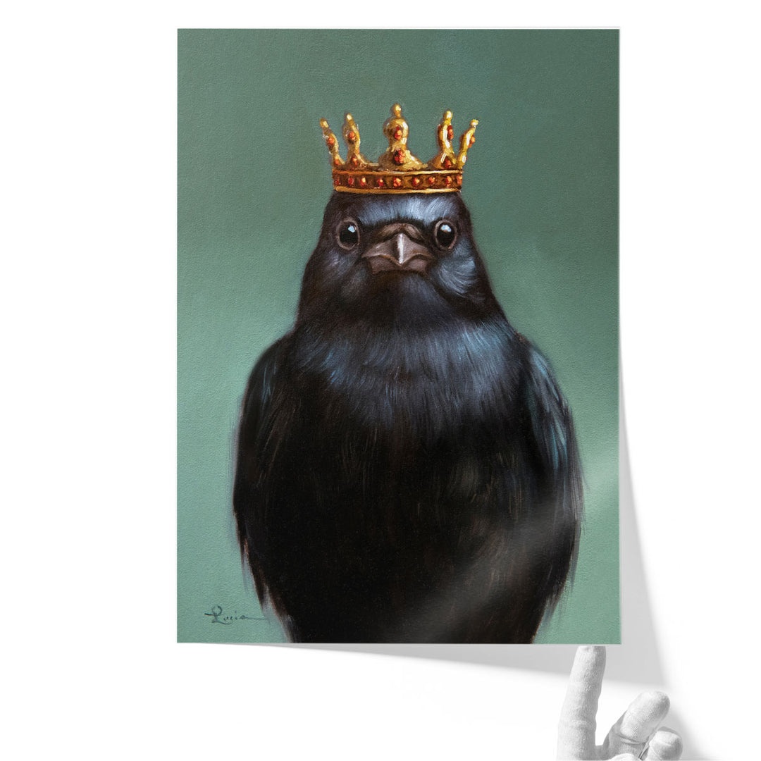 King Crow - Canvas Print Wall Art