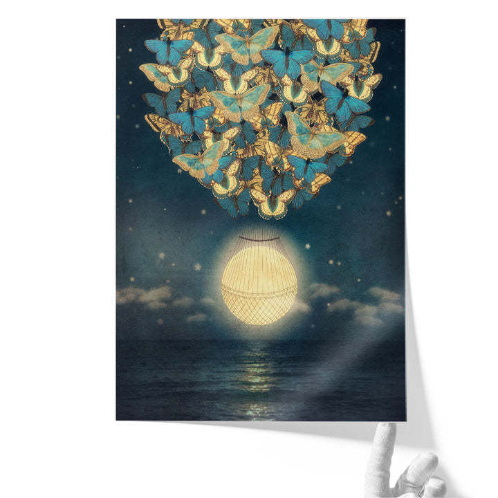 The Rising Moon - Canvas Print Wall Art