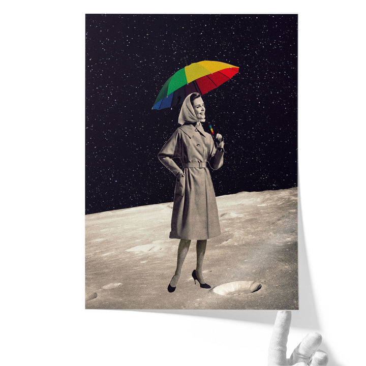 Moon Walk - Canvas Print Wall Art