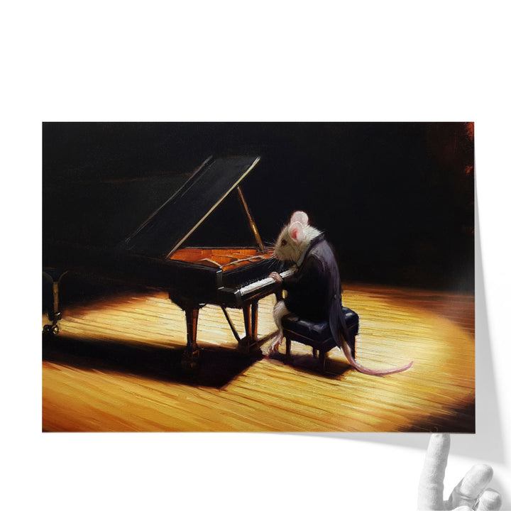 Little Pianist - Canvas Print Wall Art