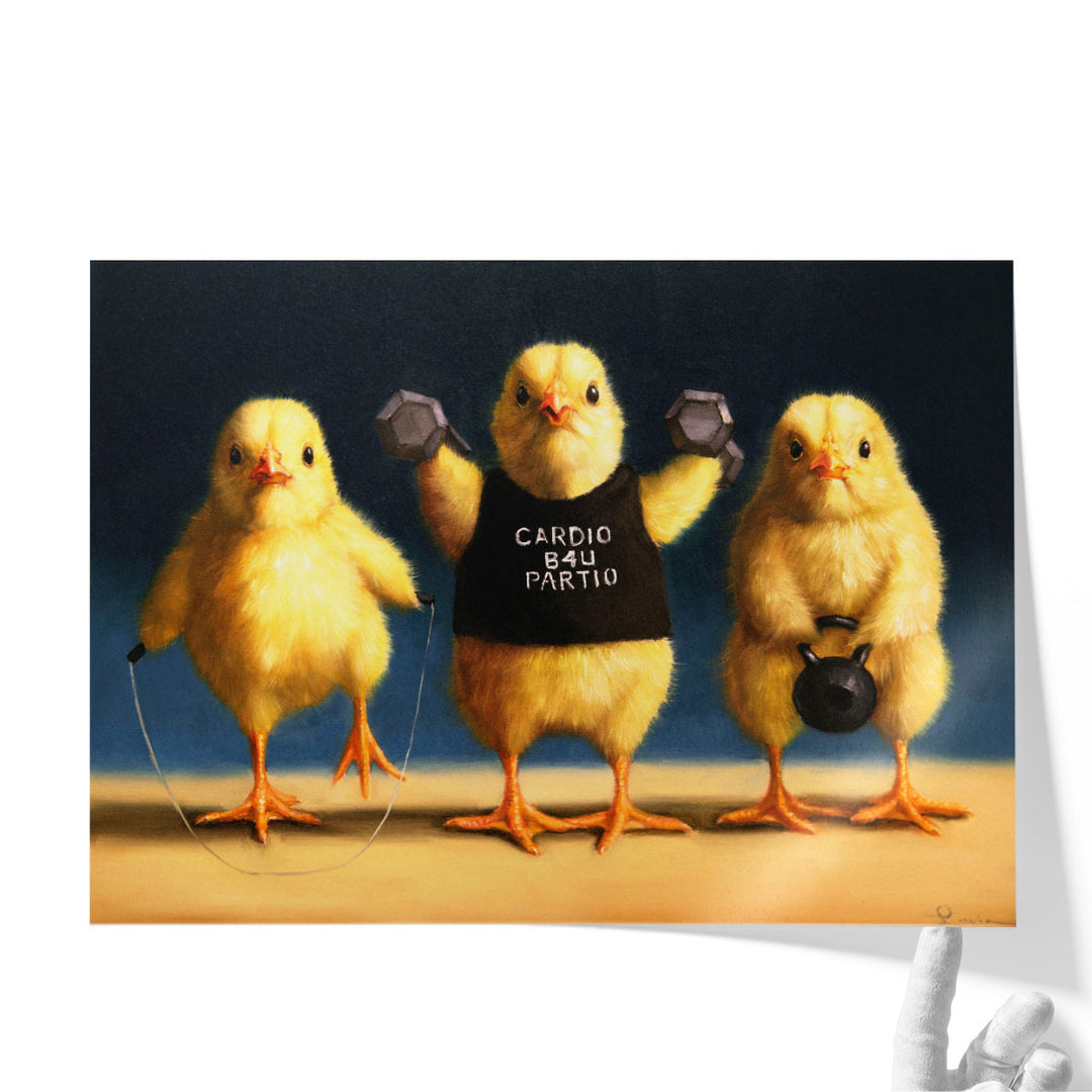Cardio Chicks - Canvas Print Wall Art