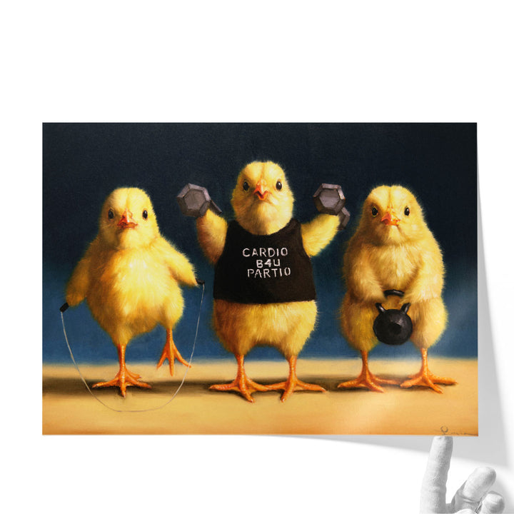 Cardio Chicks - Canvas Print Wall Art