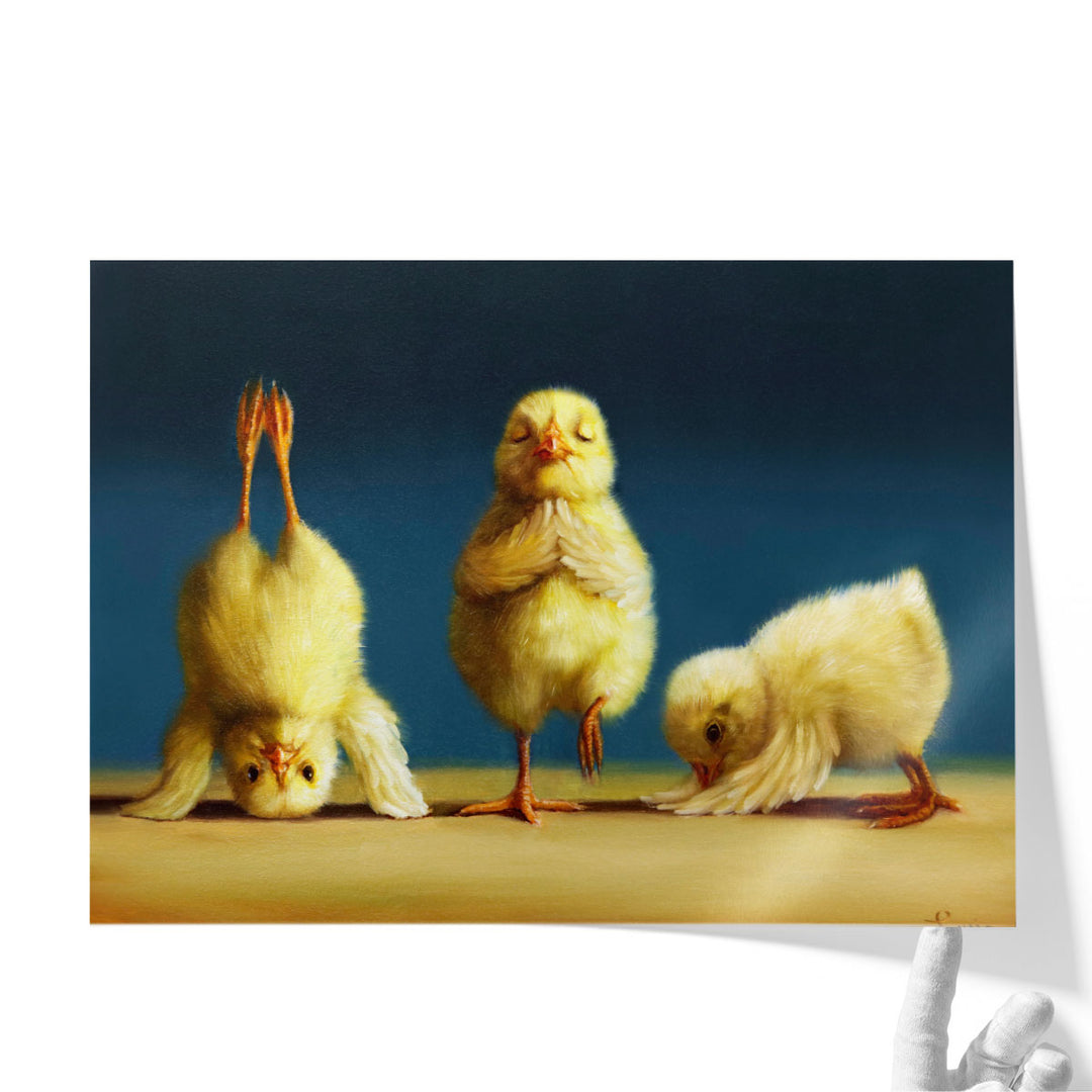 Yoga Chicks - Canvas Print Wall Art