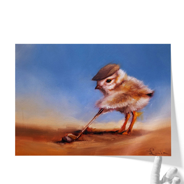 Birdie Shot - Canvas Print Wall Art