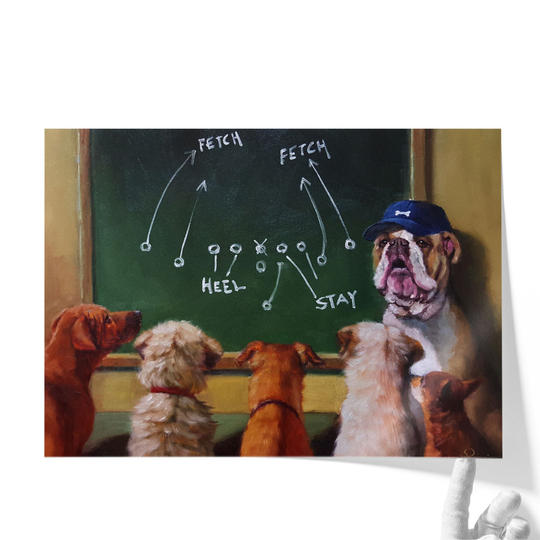 Game Plan - Canvas Print Wall Art