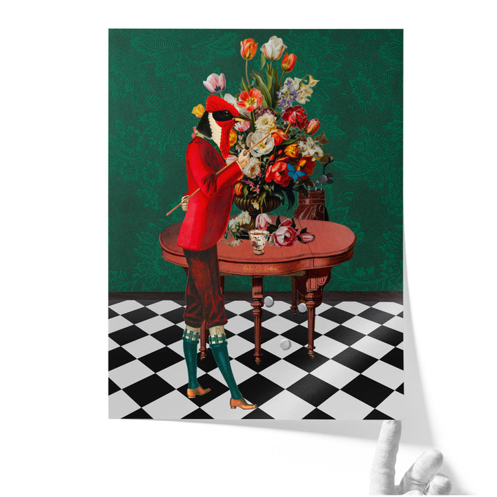 Caddie Boy - Canvas Print Wall Art