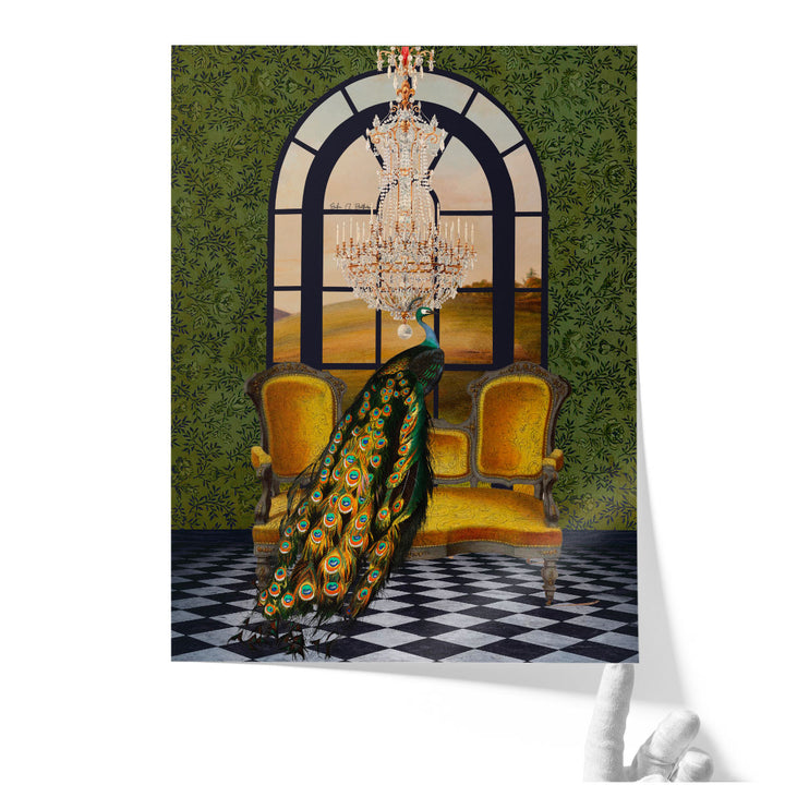Peacock Extravaganza- Canvas Print Wall Art