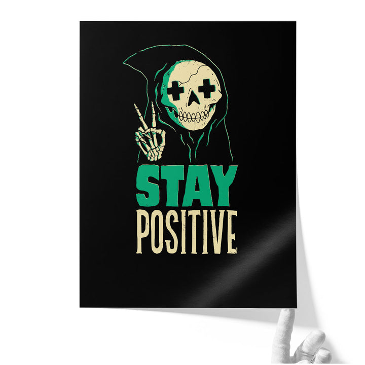 Stay Positive - Canvas Print Wall Art