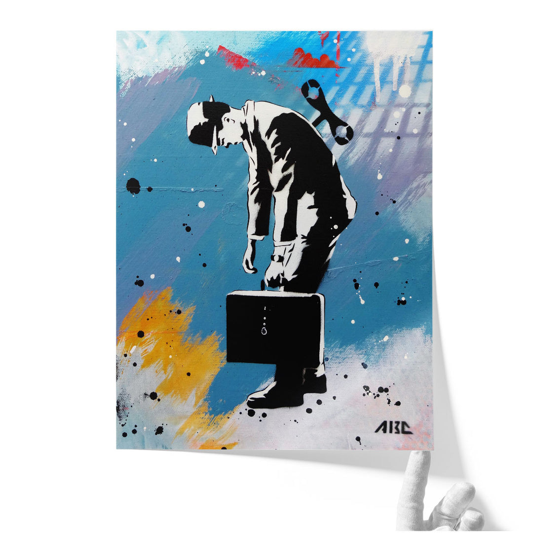 Windup for the Wind Down - Canvas Print Wall Art