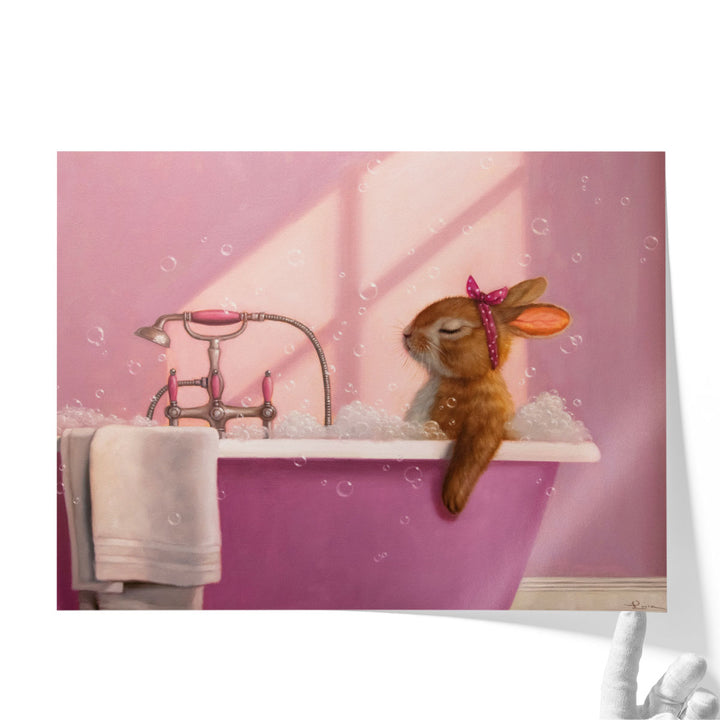 The Bubble Bath - Canvas Print Wall Art
