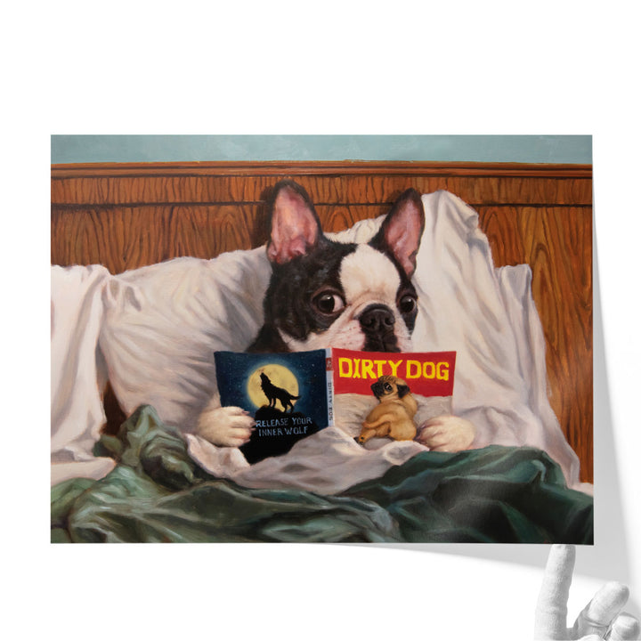 Dirty Dog - Canvas Print Wall Art