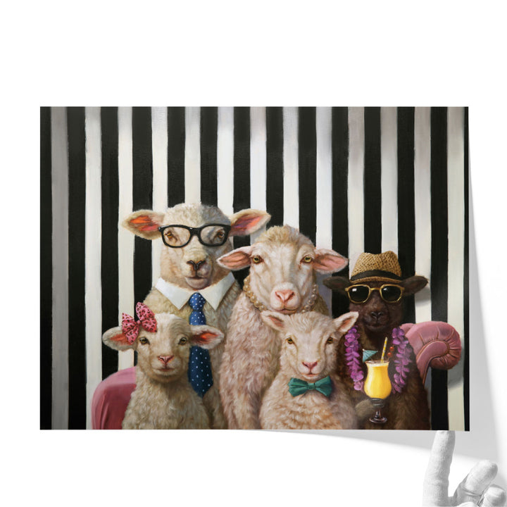 Family Portrait - Canvas Print Wall Art