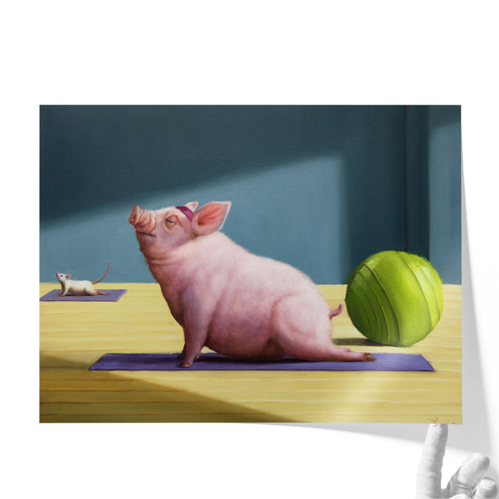 Yoga With Friends - Canvas Print Wall Art