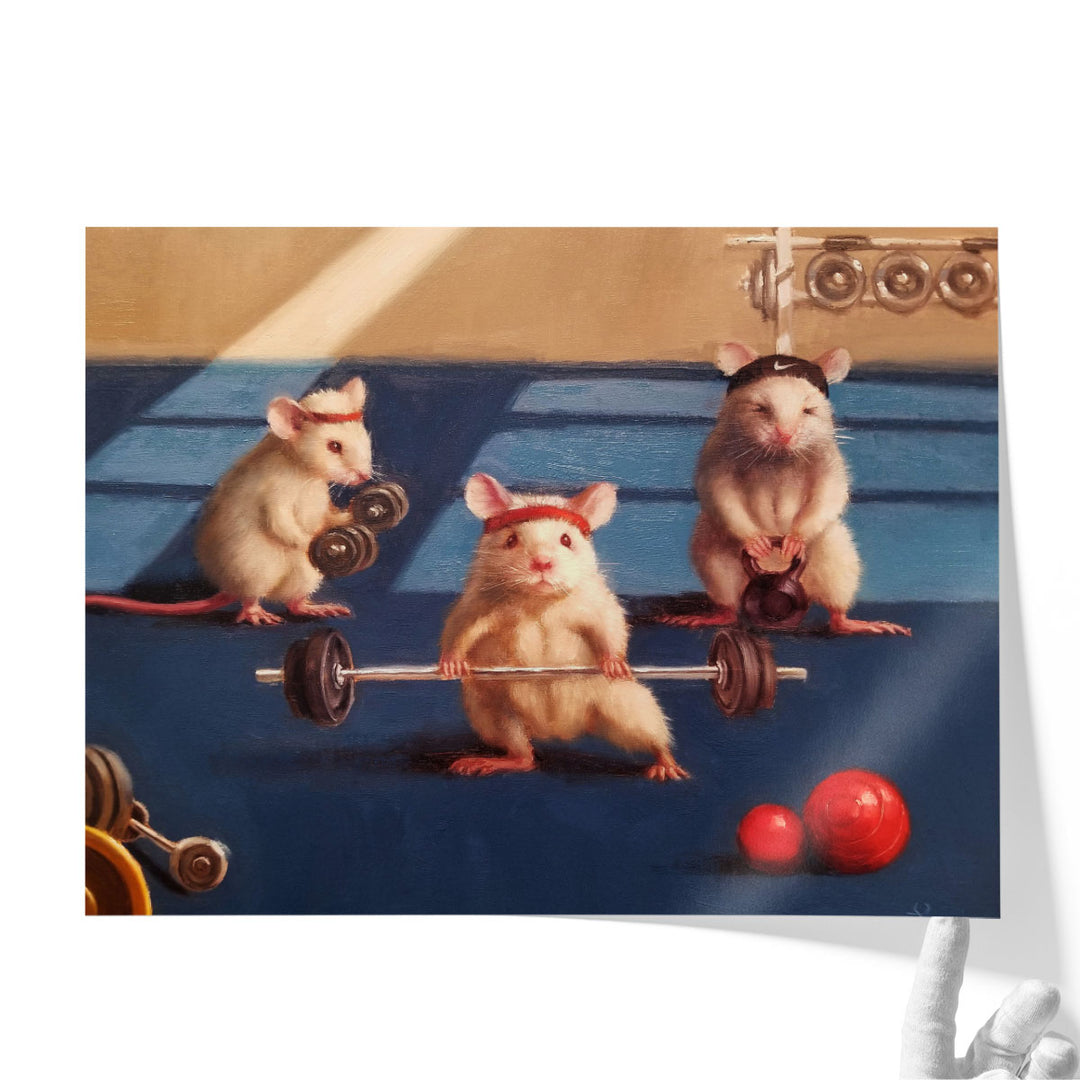 Gym Rats - Canvas Print Wall Art