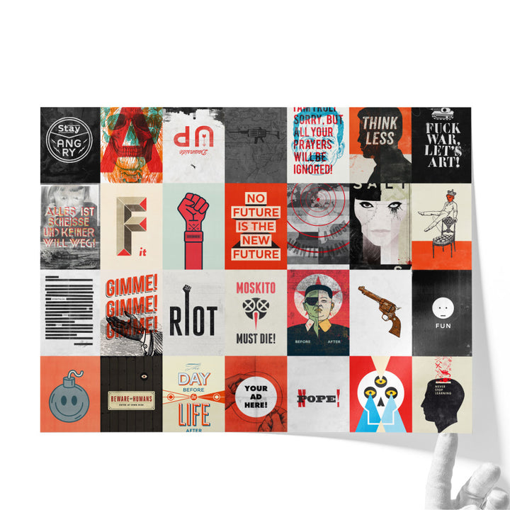War Religion Government - Canvas Print Wall Art