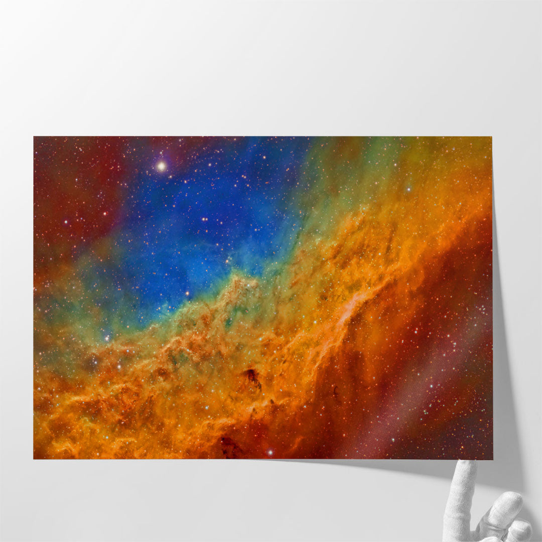 Being Cosmic Nebula Space Background - Canvas Print Wall Art