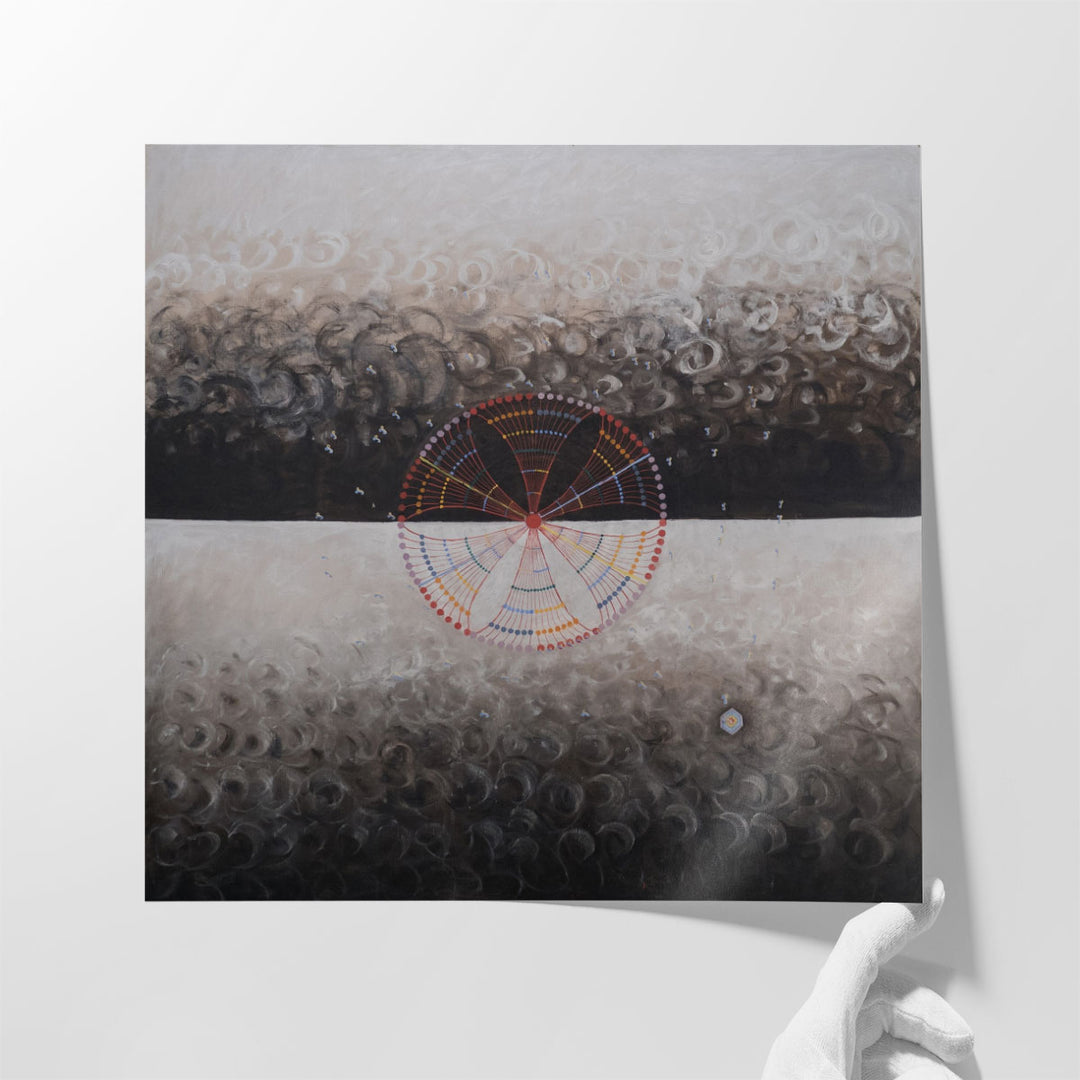 large abstract canvas art bold composition