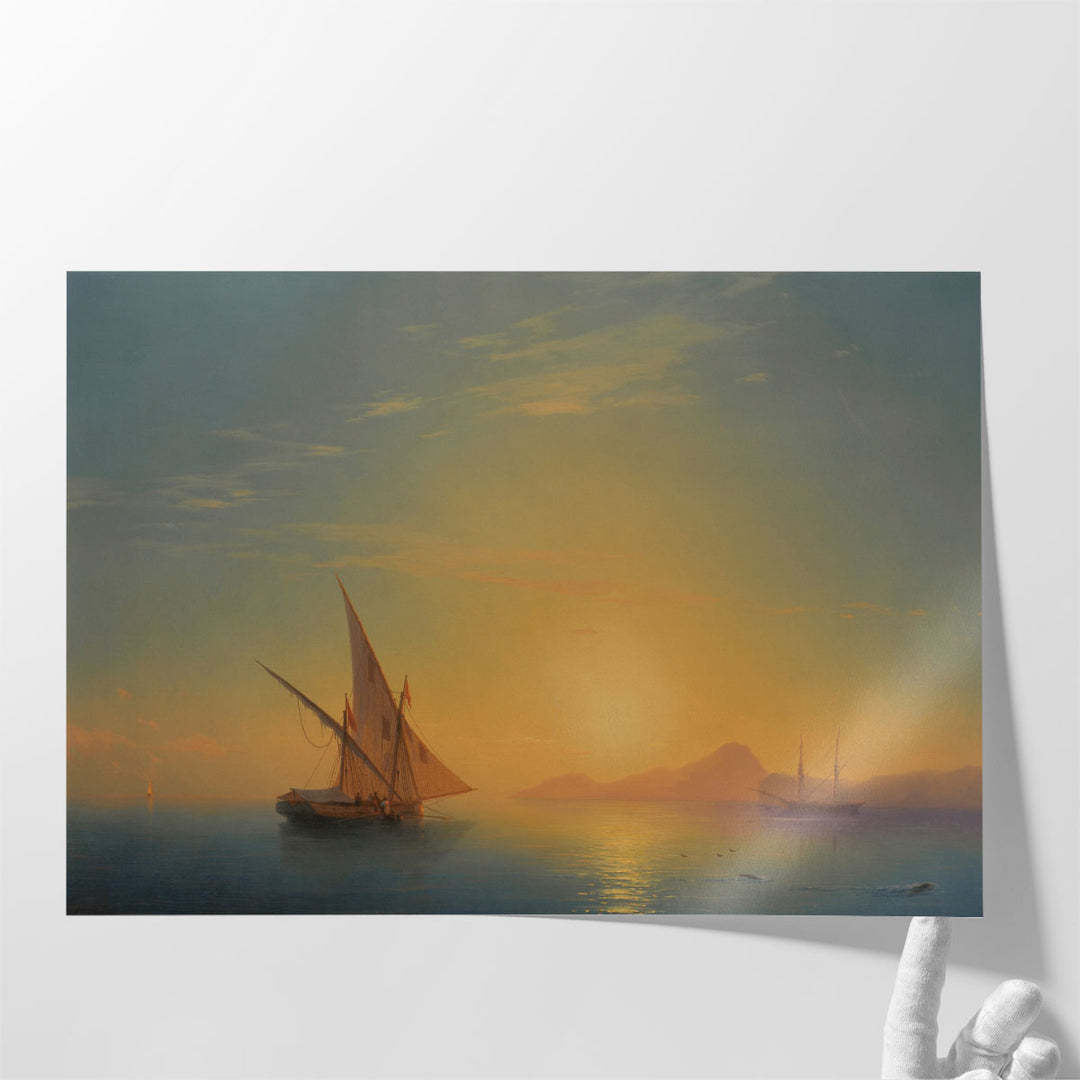 large living room art – serene ocean scene