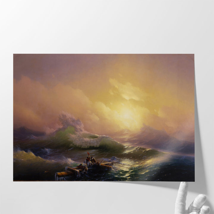 unique living room art – shipwreck silhouette
