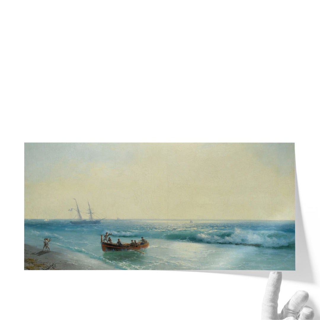 living room paintings – sailboat with passengers