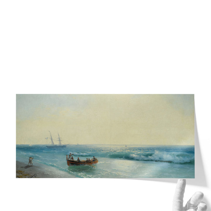 living room paintings – sailboat with passengers