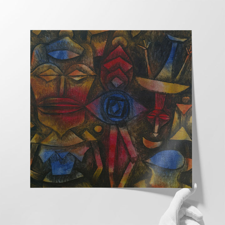 Large portrait canvas prints hallway focal