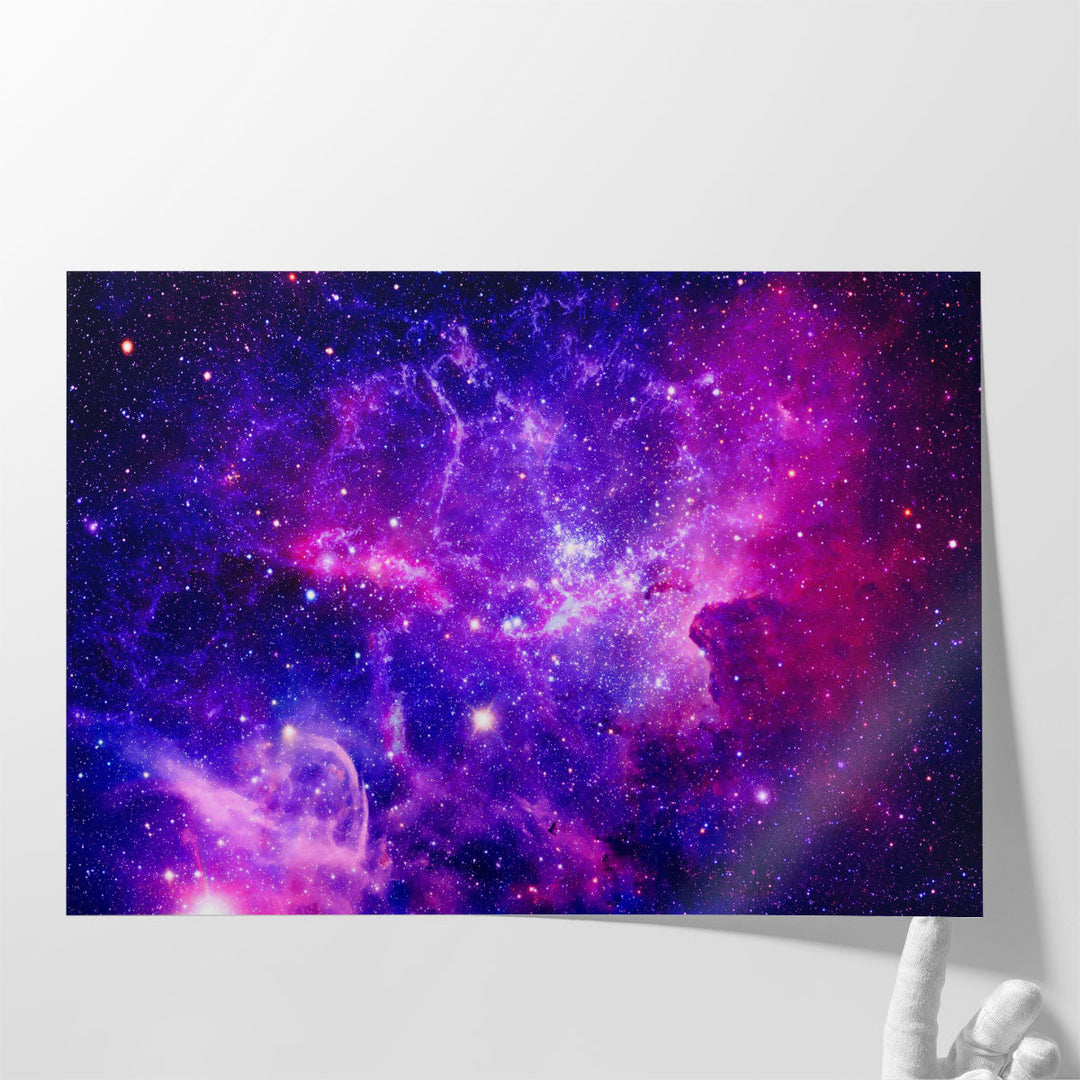 Bursting Galaxy - Canvas Print Wall Art