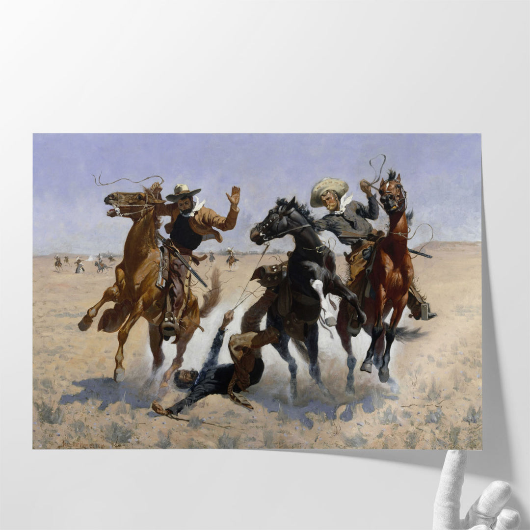 Very large hallway wall decor mounted combat print